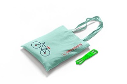 [MA08-0003] Organic Cotton Bag with Finn (Green, English)